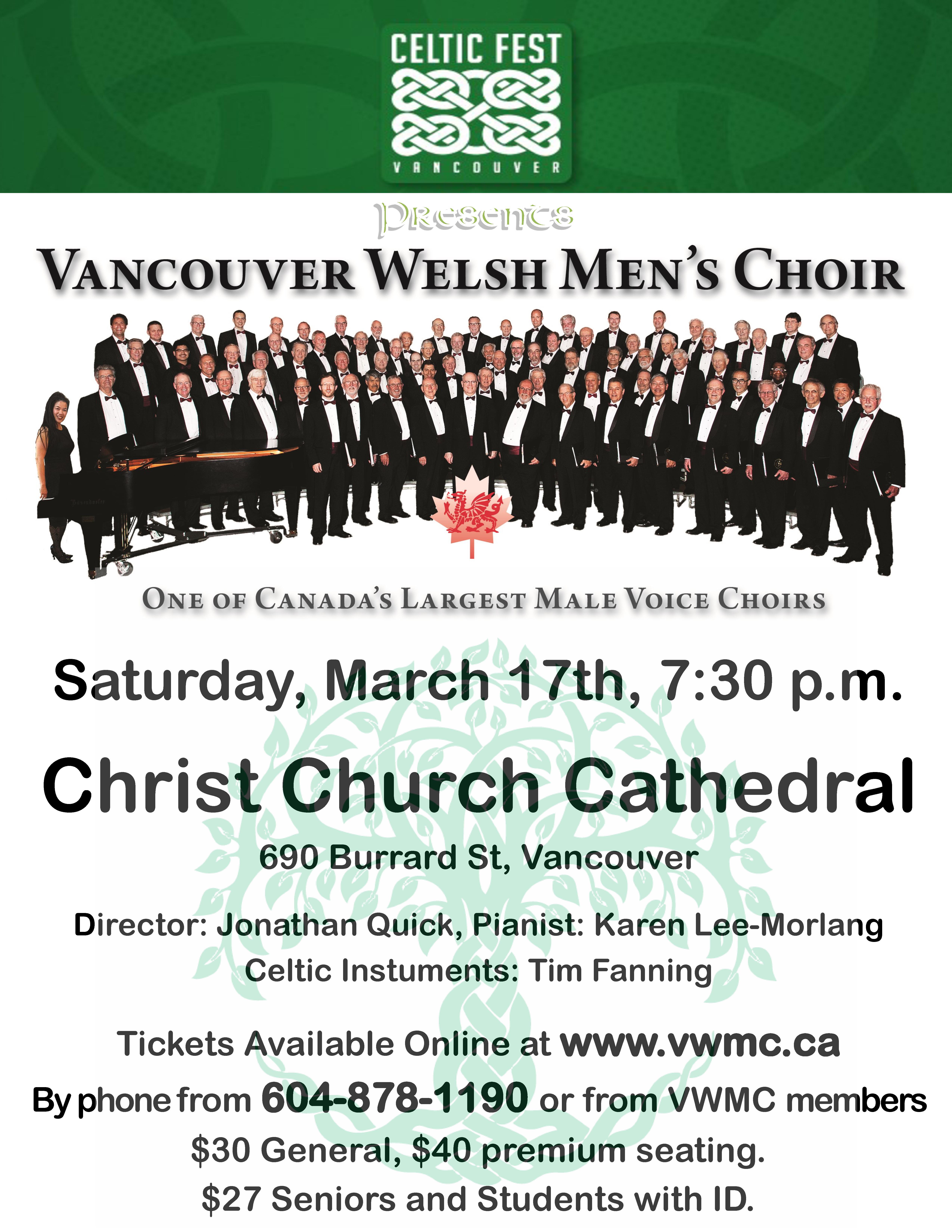 to Vancouver Welsh Men's Choir Vancouver Welsh Men's Choir